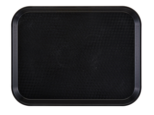 TRAY FAST FOOD 10X14 BLACK