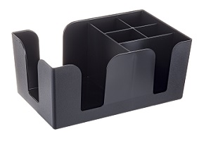 BAR CADDY BLACK  9.5X5.75X4