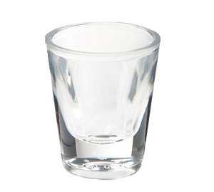 SHOT GLASS-1OZ-PLASTIC BPA FREE NSF