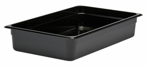 FOOD PAN FULL SIZE 4&quot;D BLACK