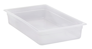 FOOD PAN FULL SIZE 4&quot;D TRANSLUCENT