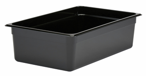 FOOD PAN FULL SIZE 6&quot;D BLACK