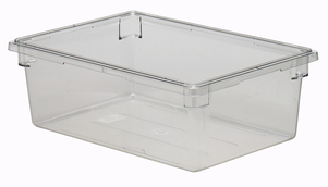 STORAGE BOX 18X26  9&quot;D CLEAR