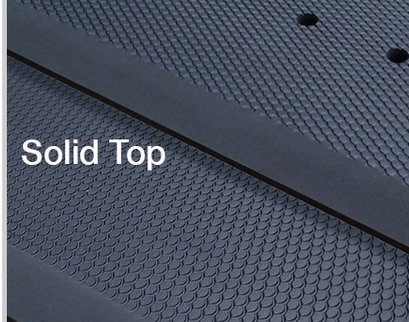 ANTI-FATIGUE MAT-2&#39;X3&#39; BLACK SOLID TOP 3/4&quot; THICK