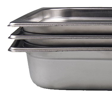 STEAM TABLE PAN-22  GAUGE-FOURTH SIZE 2.5&quot;D 