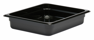 FOOD PAN HALF SIZE 2.5D BLACK