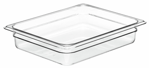 FOOD PAN HALF SIZE 2.5D CLEAR