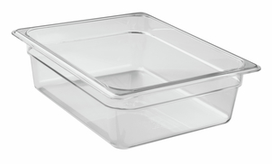 FOOD PAN HALF SIZE 4&quot;D CLEAR