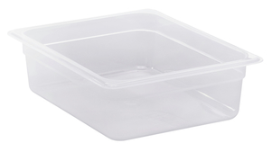 FOOD PAN HALF SIZE 4&quot;D TRANSLUCENT