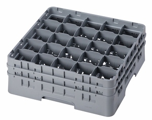 25 COMPARTMENT CAMRACK 6 1/8&quot; GRAY