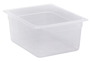 FOOD PAN HALF SIZE 6&quot;D TRANSLUCENT