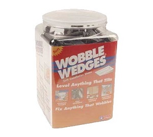 WOBBLE WEDGES-30/PK-BLACK SOFT 