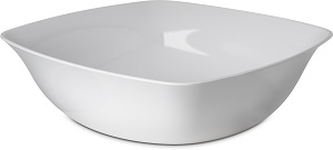 BOWL SQUARE 8QT WHITE