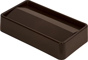 TRASH CAN LID SWING TOP 15/23 GALLON BROWN