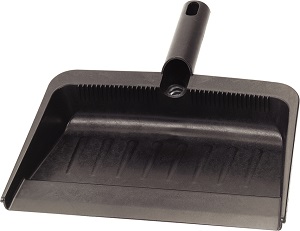 DUST PAN 12X8 BLACK 