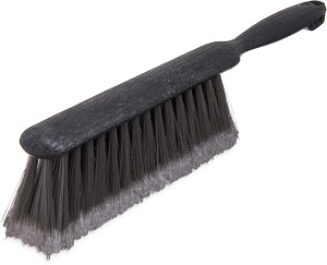 COUNTER/BENCH BRUSH, 13 POLYPRO BRISTLES, GRAY