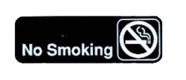 SIGN-3X9 &quot;NO SMOKING/NO FUMAR&quot;