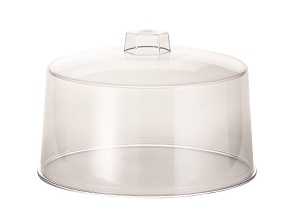 CAKE COVER-12&quot;X 7-1/2&quot;H PLASTIC HANDLE