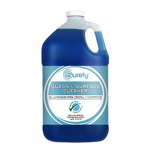 GLASS &amp; SURFACE CLEANER- 1 GALLON SURETY 