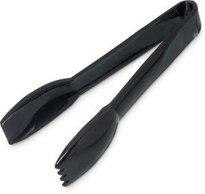 SALAD TONGS 6&quot; BLACK