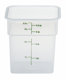 CAMSQUARE CONTAINER TRANS  4QT