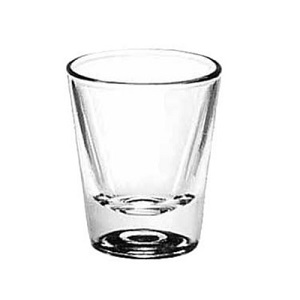 WHISKEY SHOT GLASS, 1.25OZ, 1DZ/PK