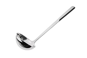 ELITE-DEEP SERVING LADLE 12&quot;  4OZ