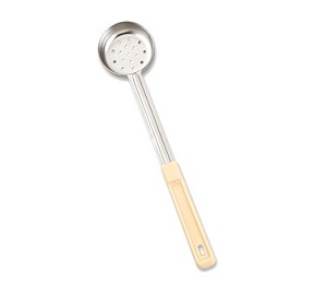 PORTIONER-3 OZ PERFORATED  BEIGE HANDLE