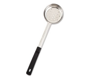 PORTIONER-6 OZ PERFORATED BLACK HANDLE