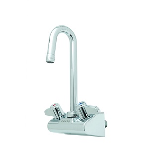 EQUIP FAUCET-4&quot; WALL MOUNT  W/3&quot; GOOSENECK