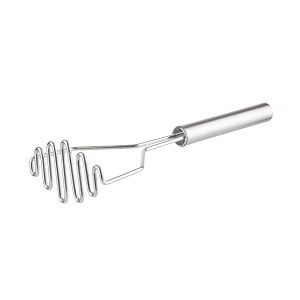 POTATO MASHER-4-1/2&quot; DIAMOND  FACE 13-1/2&quot;L STAINLESS