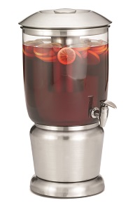 BEVERAGE DISPENSER W/INFUSER  2.5 GALLON STAINLESS &amp; BPA 