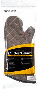 OVEN MITT-BESTGUARD 17&quot; 2/PK TAN