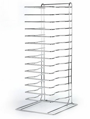 PIZZA PAN RACK-15 SHELF SLOT 12W X 12D X 27H