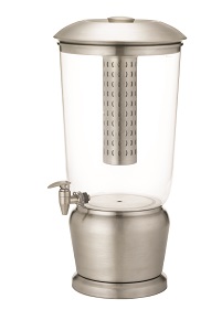 BEVERAGE DISPENSER W/INFUSER  5 GALLON STAINLESS &amp; BPA FREE