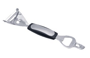 BAR TOOL-CAN OPENER/PEELER/ BOTTLE OPENER/GARNISHER