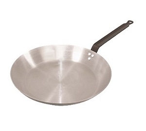 FRY PAN- 9-1/2&quot;-CARBON  STEEL-POLISHED 