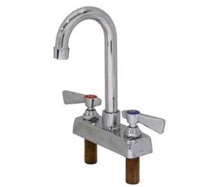 FAUCET-4&quot; DECK MOUNT W/3-1/2&quot; GOOSE NECK