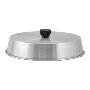 BASTING COVER 10&quot; WITH  BAKELITE HANDLE ALUMINUM