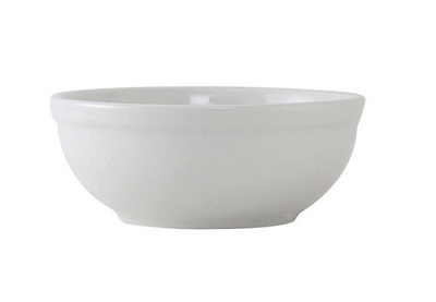 NAPPIE BOWL-15OZ-5-1/2&quot;  PORCELAIN WHITE 3 DZ/CASE