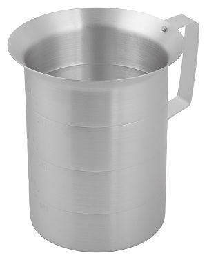 MEASURE CUP 4 QT ALUMINUM