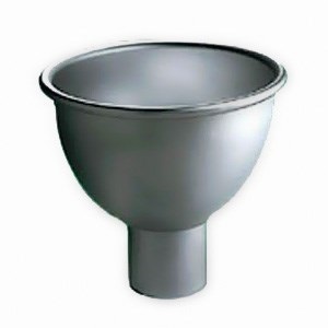 FUNNEL-4 QT 8X8X3 ALUMINUM