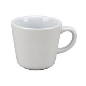 CUP W/HANDLE-7OZ BRIGHT WHITE 3 DZ/CASE