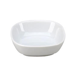 BOWL-6OZ SQUARE BRIGHT WHITE  3 DZ/CASE