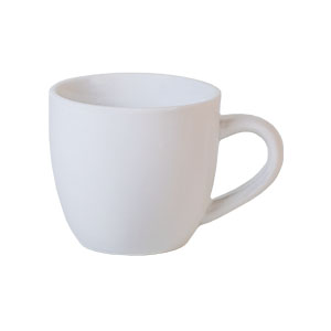 A.D. CUP W/HANDLE-4OZ  BRIGHT WHITE 3 DZ/CASE