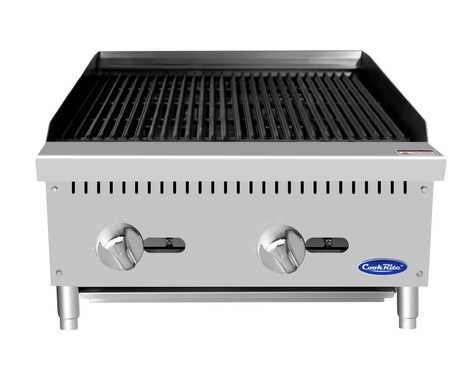 CHARBROILER 24&quot;W NATURAL GAS 35,000 BTU MANUAL CONTROLS 