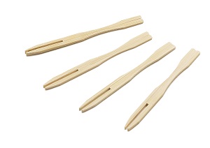 BAMBOO FORK PICKS-3-1/2&quot;100PK