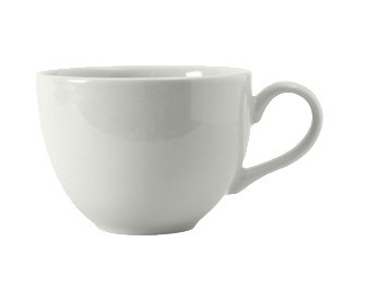 CAPPUCCINO CUP-12 OZ PORCELAIN  WHITE 