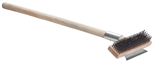 PIZZA OVEN SCRAPER 27&quot; HANDLE