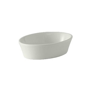 BAKING DISH- 7OZ-OVAL-SMOOTH WHITE